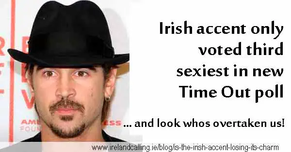 Irish accent drops to third sexiest in the world