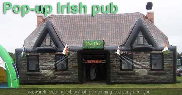 Pop up Irish pub