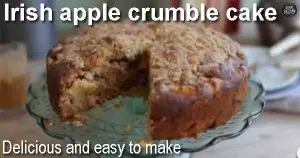 Irish Apple Crumble Cake. Image copyright Ireland Calling