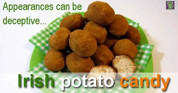 Irish Potato Candy recipe. Image copyright Ireland Calling