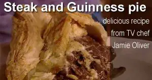 Steak and Guinness Pie recipe. Image copyright Ireland Calling