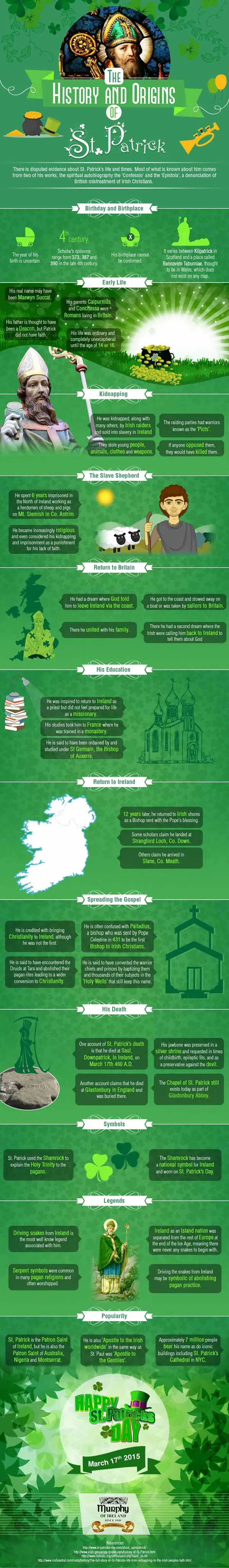 The life of St Patrick