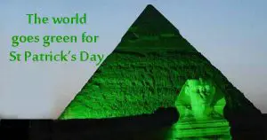 World goes green for St Patrick's Day
