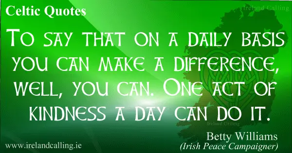_NobelPeace-Prize_Betty-Williams_To-say-that-on-a-daily-basis Image copyright Ireland Calling