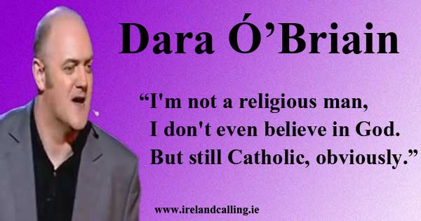 Dara Ó'Briain. Image copyright Ireland Calling
