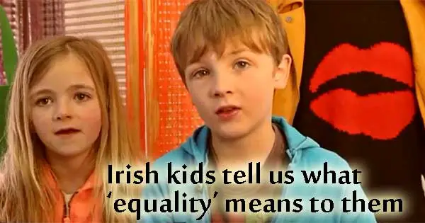 Irish kids on what ‘equality’ means to them