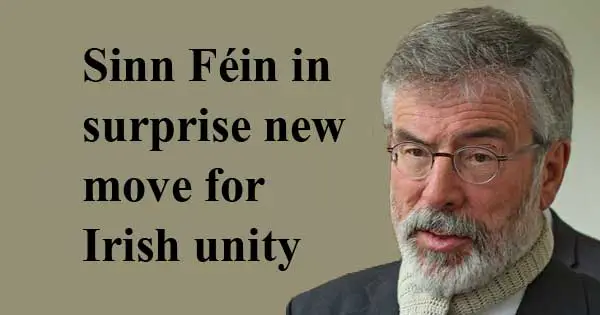 Sinn Féin in surprise new move for Irish unity. Photo Copyright - Fraliss CC2