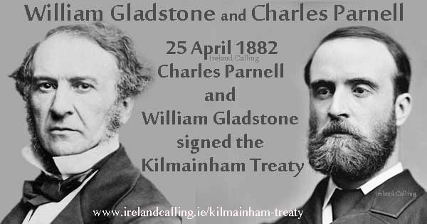 Gladstone-and-Charles-Parnell Image copyright Ireland Calling
