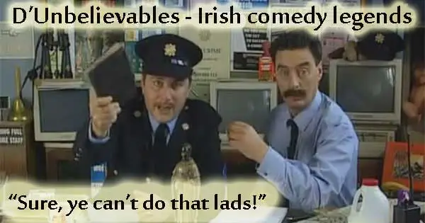 D'Unbelievables Crimebusters. Image copyright Ireland Calling