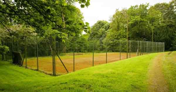 Carrigrohane Castle - tennis court
