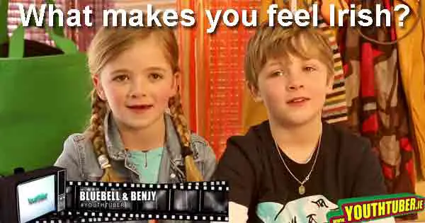 Irish children discuss what makes them feel Irish