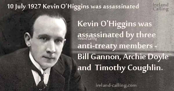 Kevin Higgins was assassinated. Image copyright Ireland Calling