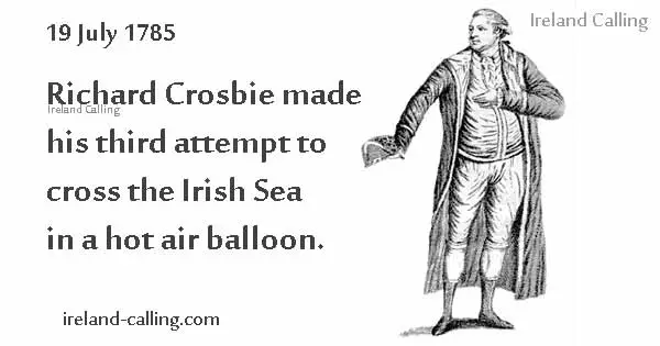 Crosbie hot air balloon flight across the Irish Sea-Image-Ireland-Calling