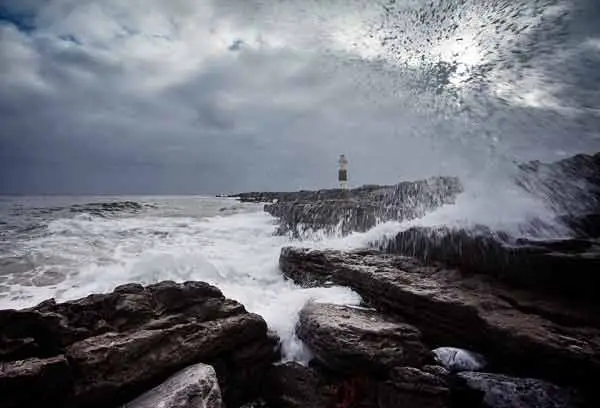 Lighthouse on Inisheer, Aran Islands by Peter McCabe
