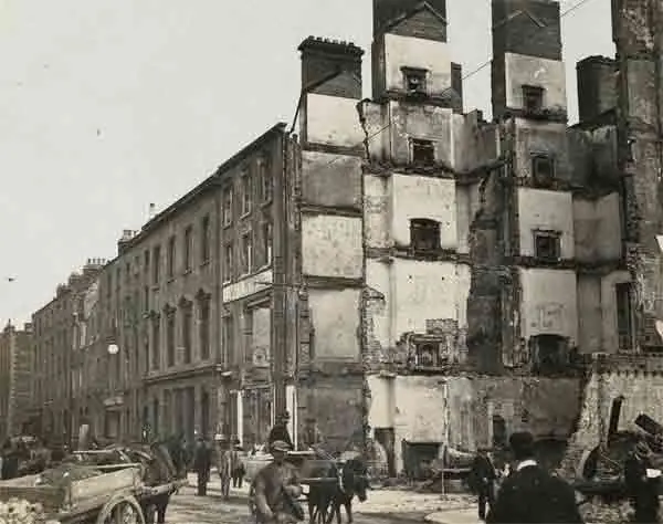 Royal Hibernian Academy after the Easter Rising