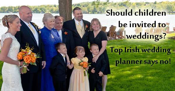 'No children allowed' for top Irish wedding planner. Photo copyright Daniel Case CC3