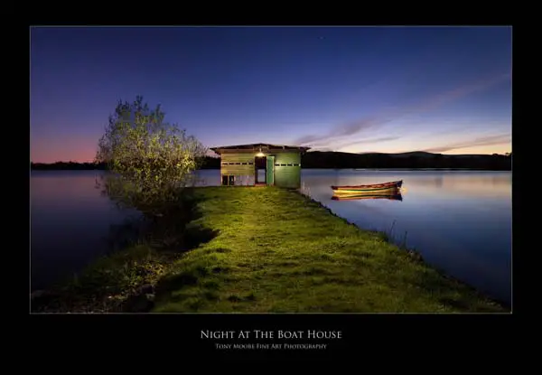Night at the Boat House by photographer Tony Moore