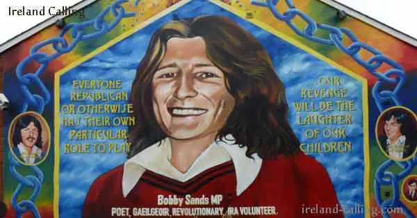 Belfast Murals Bobby Sands. Image copyright Ireland Calling