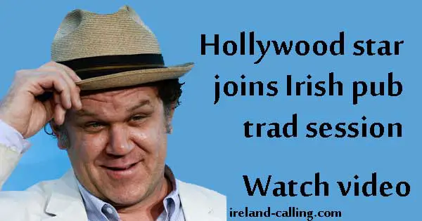 Hollywood star joins in Irish pub trad session. Photo copyright Nehrams2020 CC3
