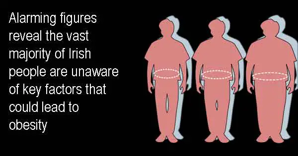 Alarming figures reveal the vast majority of Irish people are unaware of key factors that could lead to obesity