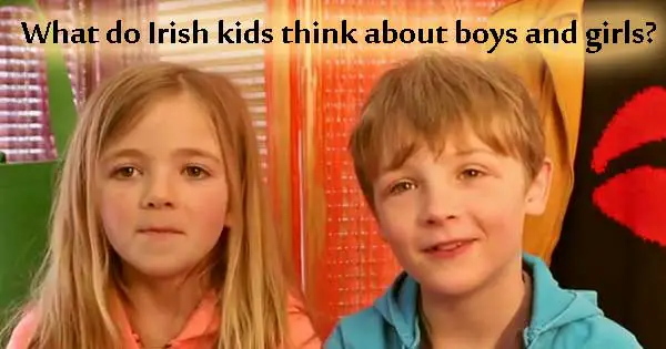What do Irish kids think about boys and girls?