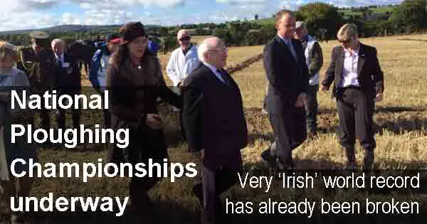 National Ploughing Championships underway - Very ‘Irish’ world record has already been broken