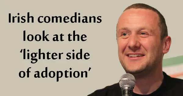 Irish comedians look at the 'lighter side of adoption'. Photo copyright Rwxrwxrwx CC2