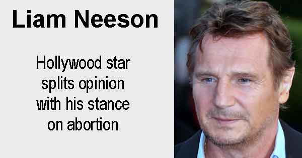 Liam Neeson - Hollywood star splits opinion with his stance on abortion