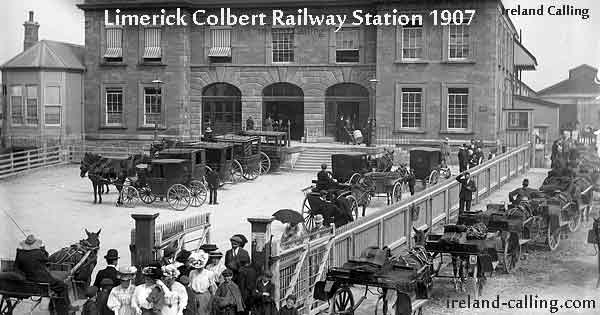 Limerick Colbert Railway Station 1907 Ireland calling