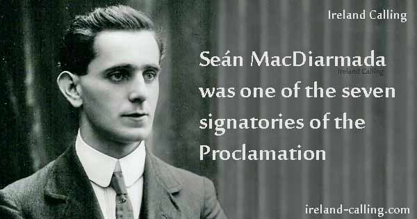 Seán MacDiarmada Easter Rising leader. Image copyright Ireland Calling