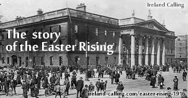 GPO Ruins 1916. The Story of the Easter Rising. Image Ireland Calling