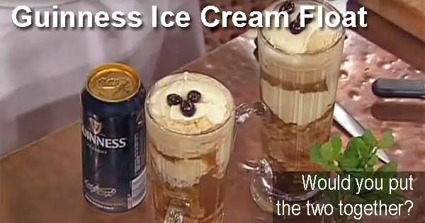 Guinness Ice Cream Float recipe. Image copyright Ireland Calling