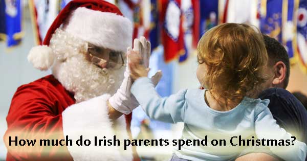How much do Irish parents spend on Christmas?