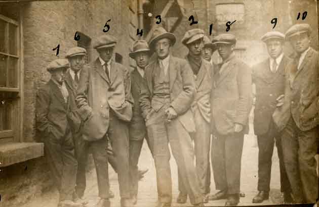 The Cairo gang, pictured in 1920