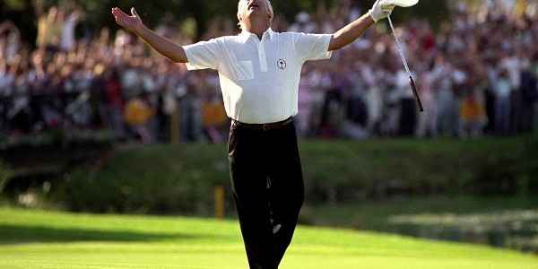 Christy O'Connor Jr's putt on the 18th hole won the Ryder Cup for Europe in 1989