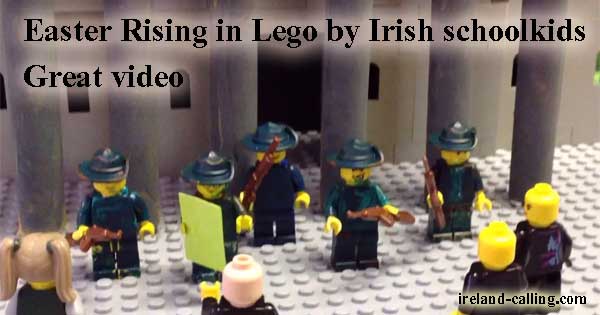 Easter Rising video in Lego by Cork schoolkids