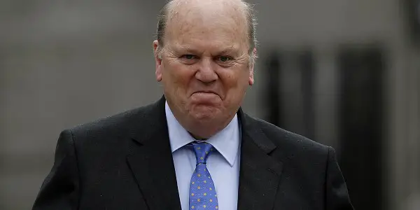 Finance Minister Michael Noonan made his first public 