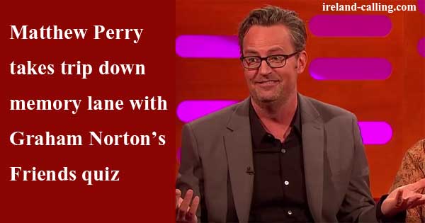 Matthew Perry on Graham Norton show