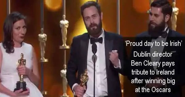 ‘Proud day to be Irish’ - Dublin director Ben Cleary pays tribute to Ireland after winning big at the Oscars