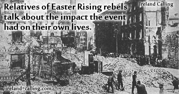 Relatives of Easter Rising rebels. Image copyright Ireland Calling
