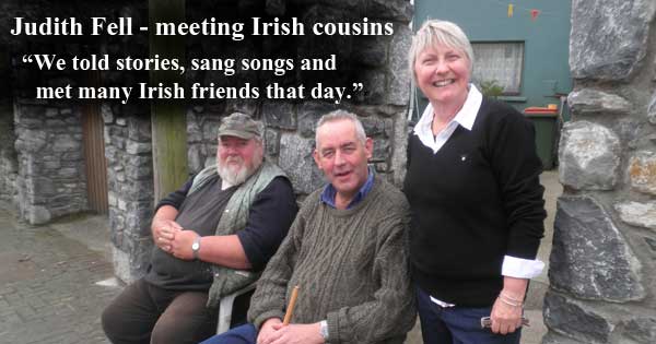 Australian Judith Fell meets her Irish relatives