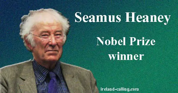 Seamus Heaney. Image copyright Ireland Calling