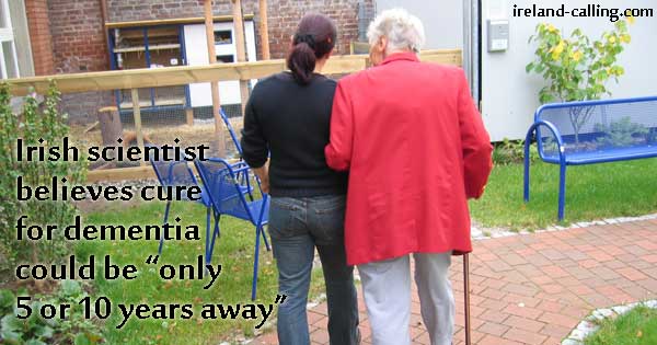 Irish scientist believes cure for dementia is close. Image copyright Ireland Calling