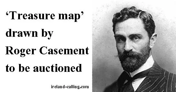 Roger Casement treasure map to be auctioned
