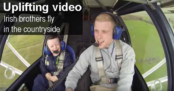 Uplifting video - Irish brothers fly in the countryside