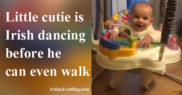 Irish dancing baby
