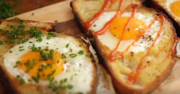 How to make Hole in the Bread Eggs recipe