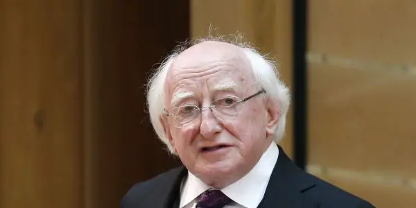 President Higgins compares refugees' suffering to that of Famine victims