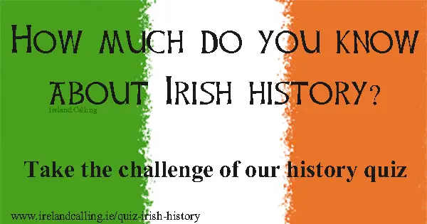 People of Irish History Quiz