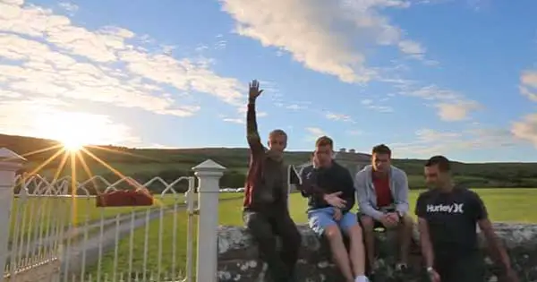 Four lads, a car, music and an exhilarating road trip around Ireland